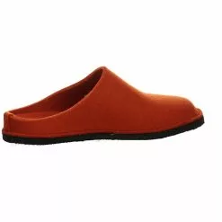 Haflinger Herren Hausschuhe Slipper Hausschuh Gemütlich Puschen Textil Uni Hausschuhe - Orange -Schuhladen 27384268 05