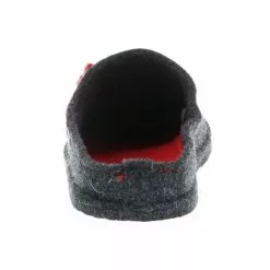 Tofee Damen Hausschuhe Pantoffeln Pantoletten Slipper Naturwollfilz (Edelweiß) Anthrazit - Anthrazit -Schuhladen 27714079 02