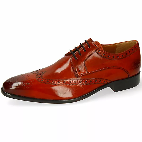 Melvin & Hamilton Lewis 3 Derby Schuhe Business-Schnürschuhe - Orange 3 Melvin & Hamilton Lewis 3 Derby Schuhe Business-Schnürschuhe - Orange