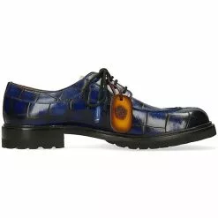 Melvin & Hamilton Pierce 2 Derby Schuhe Business-Schnürschuhe - Blau -Schuhladen 28407317 03