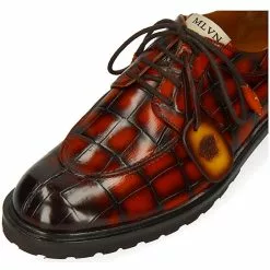 Melvin & Hamilton Pierce 2 Derby Schuhe Business-Schnürschuhe - Orange -Schuhladen 28408060 05