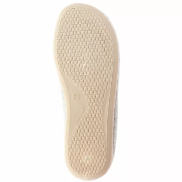 Cosero Damen Hausschuhe Pantoletten Pantoffeln Herzen Grau/rot - Grau 5 Cosero Damen Hausschuhe Pantoletten Pantoffeln Herzen Grau/rot - Grau – Bild 3