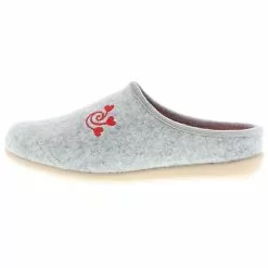 Cosero Damen Hausschuhe Pantoletten Pantoffeln Herzen Grau/rot - Grau 13 Cosero Damen Hausschuhe Pantoletten Pantoffeln Herzen Grau/rot - Grau -Schuhladen 28478904 05