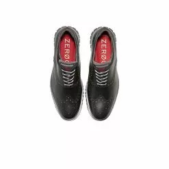 Cole Haan ZERØGRAND Wingtip Oxford Business-Schnürschuhe - Schwarz -Schuhladen 28697202 02