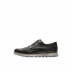 Cole Haan ØriginalGrand Wingtip Oxford Business-Schnürschuhe - Schwarz -Schuhladen 28697339 03