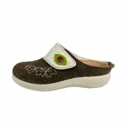 Fly Flot Damen Pantoffel 864094 - Braun -Schuhladen 28713058 03