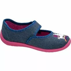 Fischer-Markenschuh Baby Hausschuhe MELLY Für Mädchen - Blau-kombi 10 Fischer-Markenschuh Baby Hausschuhe MELLY Für Mädchen - Blau-kombi -Schuhladen 28898784 03