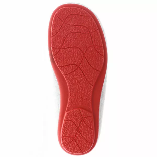 MARPEN SLIPPERS Damen Hausschuhe Pantoletten Pantoffeln Hund Weiß/grau - Weiß 5 MARPEN SLIPPERS Damen Hausschuhe Pantoletten Pantoffeln Hund Weiß/grau - Weiß – Bild 3