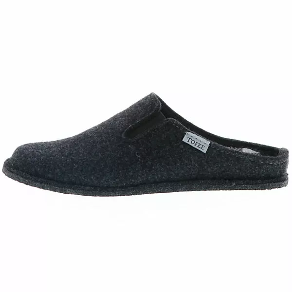 Tofee Herren Hausschuhe Pantoffeln Pantoletten Slipper Naturwollfilz Anthrazit - Anthrazit 7 Tofee Herren Hausschuhe Pantoffeln Pantoletten Slipper Naturwollfilz Anthrazit - Anthrazit – Bild 5