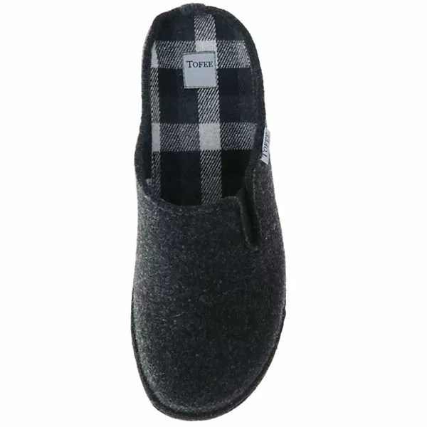 Tofee Herren Hausschuhe Pantoffeln Pantoletten Slipper Naturwollfilz Anthrazit - Anthrazit 9 Tofee Herren Hausschuhe Pantoffeln Pantoletten Slipper Naturwollfilz Anthrazit - Anthrazit – Bild 7