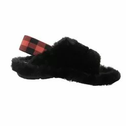 Westland Lille 104 | Hausschuh Für Damen | Schwarz Lille 104, Schwarz-kombi Pantoffeln - Schwarz-kombi -Schuhladen 29171481 03