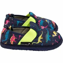 Nanga Baby Hausschuhe Für Jungen, Dinosaurier - Blau-kombi -Schuhladen 29284034 02