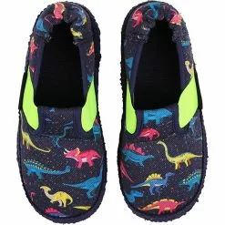 Nanga Baby Hausschuhe Für Jungen, Dinosaurier - Blau-kombi -Schuhladen 29284034 03