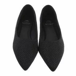 Ital-Design Klassische Ballerinas , Blockabsatz, Strass -Schuhladen 29346372 04