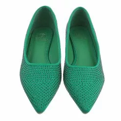 Ital-Design Klassische Ballerinas , Blockabsatz, Strass -Schuhladen 29346394 04