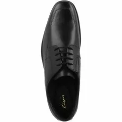 Clarks Howard Apron Businessschuhe Herren Business-Schnürschuhe - Schwarz -Schuhladen 29599225 02