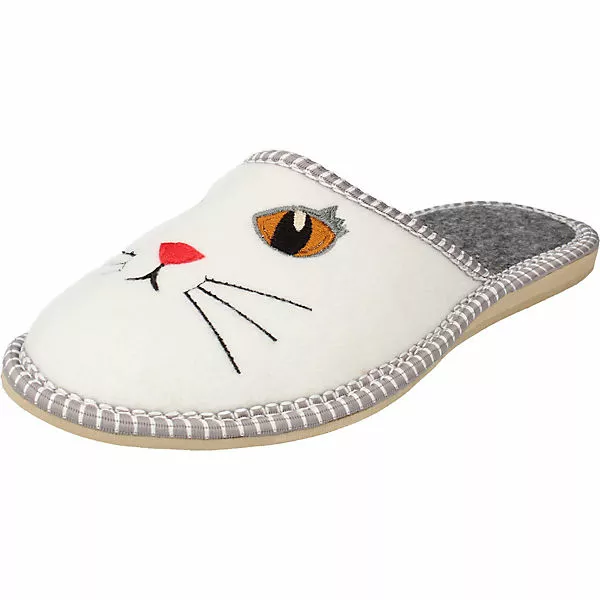 Filsko Litton - Filzpantoffeln Damen - Katzengesicht - Leicht - Weich - EVA Sohle 3 Filsko Litton - Filzpantoffeln Damen - Katzengesicht - Leicht - Weich - EVA Sohle