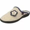 Filsko Doren - Filzpantoffeln Damen - Biegsam - Wärmend - Abriebfest- Ohne Verschluss - Mit Blume - Beige 1 Filsko Doren - Filzpantoffeln Damen - Biegsam - Wärmend - Abriebfest- Ohne Verschluss - Mit Blume - Beige -Schuhladen 29627311 01