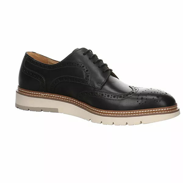 Digel Herren Businessschuhe Sidney Schnürschuh Schnürhalbschuhe Büro Elegant Glattleder Uni Business-Schnürschuhe - Schwarz 8 Digel Herren Businessschuhe Sidney Schnürschuh Schnürhalbschuhe Büro Elegant Glattleder Uni Business-Schnürschuhe - Schwarz – Bild 6