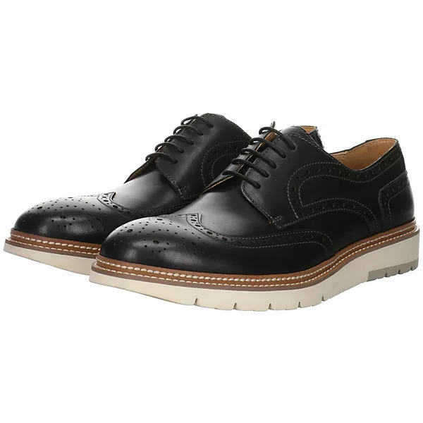 Digel Herren Businessschuhe Sidney Schnürschuh Schnürhalbschuhe Büro Elegant Glattleder Uni Business-Schnürschuhe - Schwarz 12 Digel Herren Businessschuhe Sidney Schnürschuh Schnürhalbschuhe Büro Elegant Glattleder Uni Business-Schnürschuhe - Schwarz – Bild 10