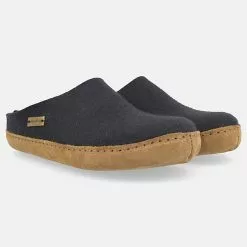 Haflinger Emils Toffel Filzpantoffel Hausschuh Mit Ledersohle Unisex -Schuhladen 30067501 02