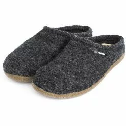 Giesswein Hausschuh Veitsch Hüttenschuhe - Anthrazit -Schuhladen 4999409 04
