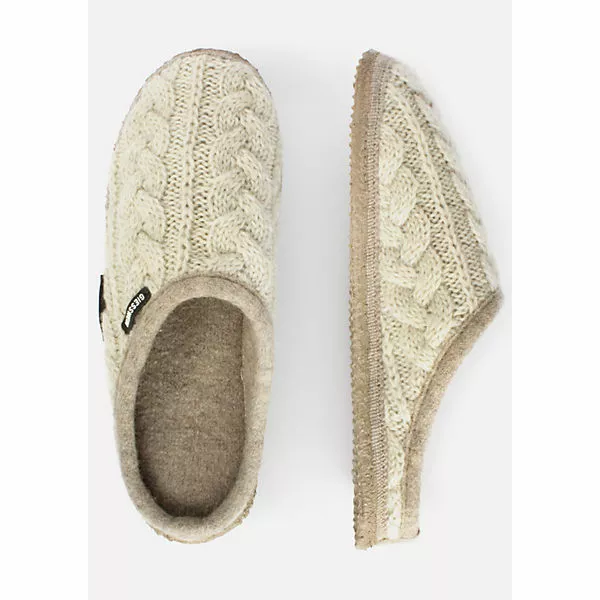 Giesswein Hausschuhe Neudau Hüttenschuhe - Wollweiß 12 Giesswein Hausschuhe Neudau Hüttenschuhe - Wollweiß – Bild 10