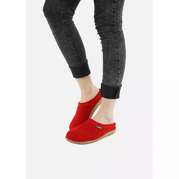 Giesswein Hausschuh Veitsch Hüttenschuhe - Rot 11 Giesswein Hausschuh Veitsch Hüttenschuhe - Rot – Bild 9