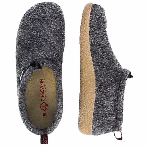 Giesswein Damen Hüttenschuhe Geschlossene Hausschuhe - Grau 5 Giesswein Damen Hüttenschuhe Geschlossene Hausschuhe - Grau – Bild 3