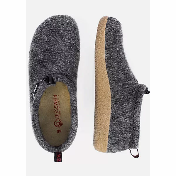 Giesswein Damen Hüttenschuhe Geschlossene Hausschuhe - Grau 12 Giesswein Damen Hüttenschuhe Geschlossene Hausschuhe - Grau – Bild 10