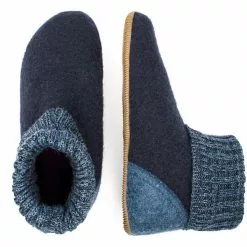 Giesswein Hüttenschuhe Wildpoldsried Hüttenschuhe - Dark Blue Denim -Schuhladen 7274712 03
