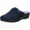 Inblu Damen Hausschuhe Pantoletten Blau/lila - Blau -Schuhladen 8869365 01