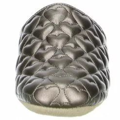 Maria Moda Damen Hausschuhe Pantoffeln Herzoptik Bronze -Schuhladen 8902008 04