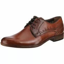 FRETZ Oskar Business-Schnürschuhe - Cognac